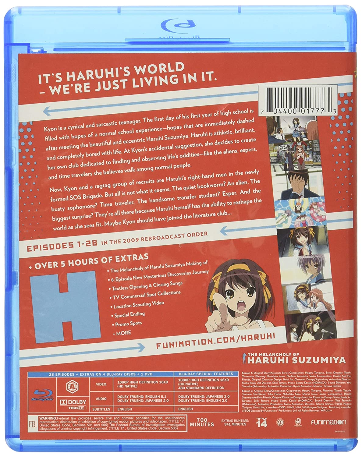 The Melancholy of Haruhi Suzumiya: Seasons 1 & 2