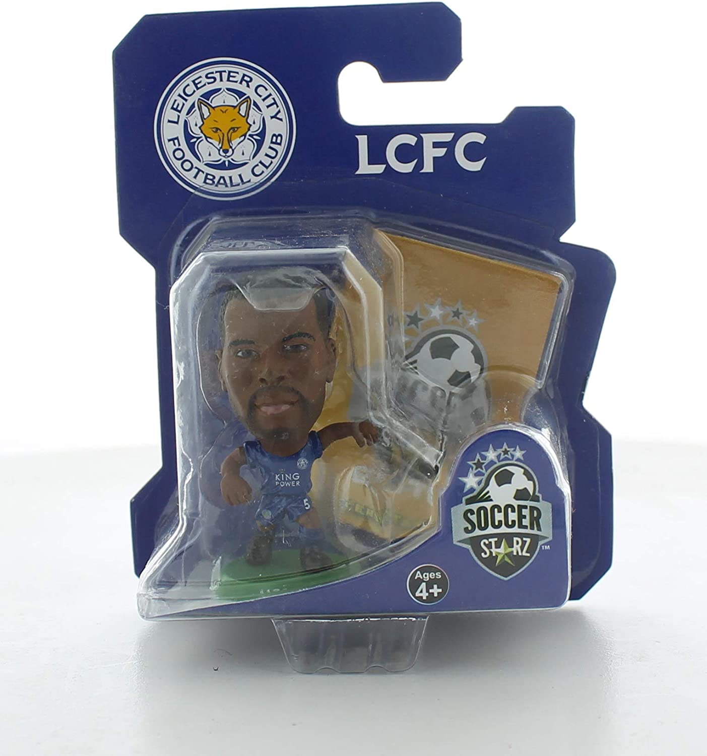 SoccerStarz soc1082 Classic Leicester Wes Morgan Home Kit