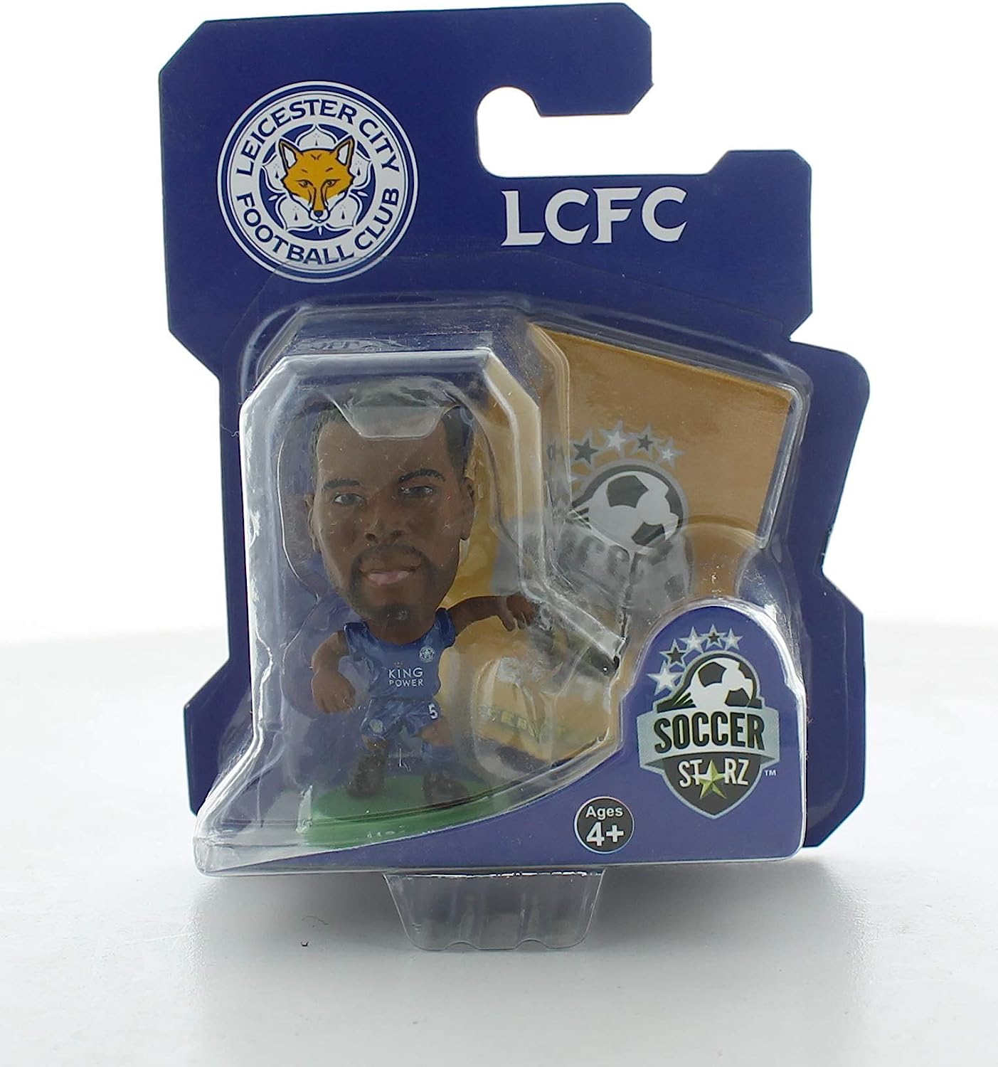 SoccerStarz soc1082 Classic Leicester Wes Morgan Home Kit