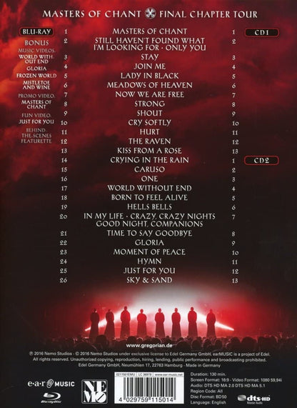 Live! Masters of Chant Final Chapter Tour (Br.+2cd Ltd.Edt.)