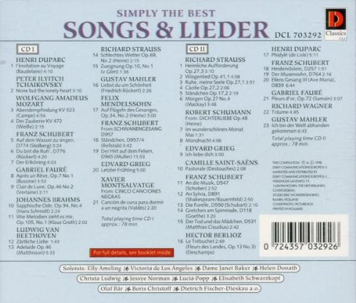 Simply the Best - Songs and Lieder