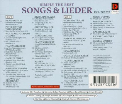 Simply the Best - Songs and Lieder