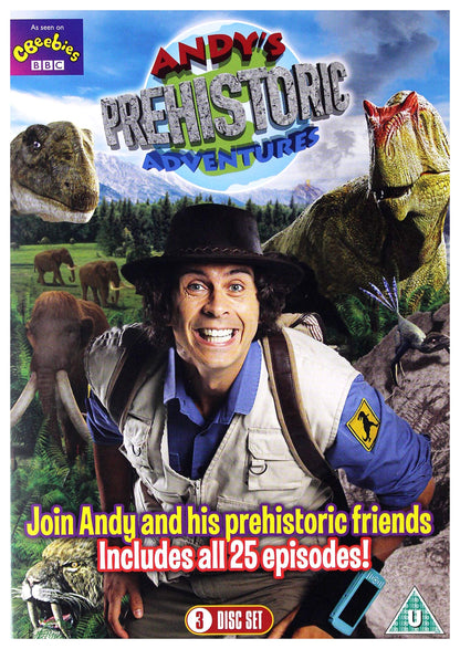 Andy's Prehistoric Adventures - The Complete Series (3 DVD Set All 25 Episodes)