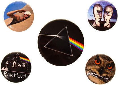 Pink Floyd, BP80489, Pink Floyd Badge Pack, Multi-Color, 10 x 12.5cm