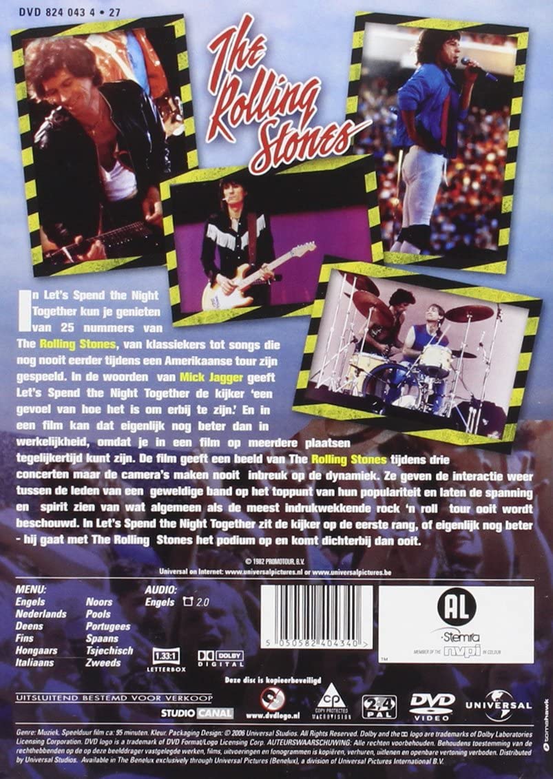 Rolling Stones - Let`S Spend The Night Together - [Dutch Import]