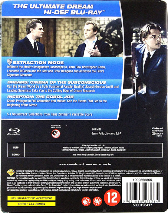 blu-ray - Inception (1 BLU-RAY