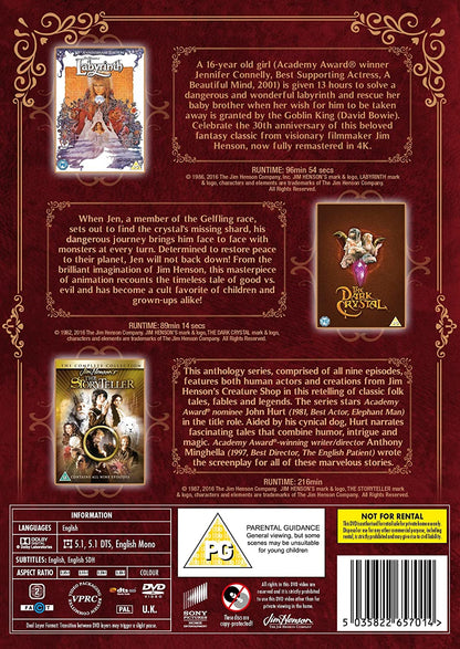 Jim Henson Collection: The Dark Crystal, Labyrinth, The Storyteller
