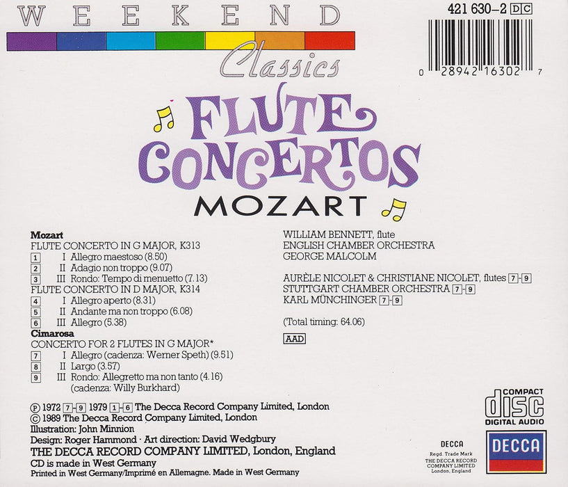 Flute Concerti 313-314 / Concerto 2 Flutes