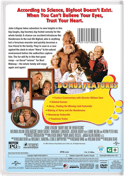 HARRY & THE HENDERSONS - HARRY & THE HENDERSONS (1 DVD)