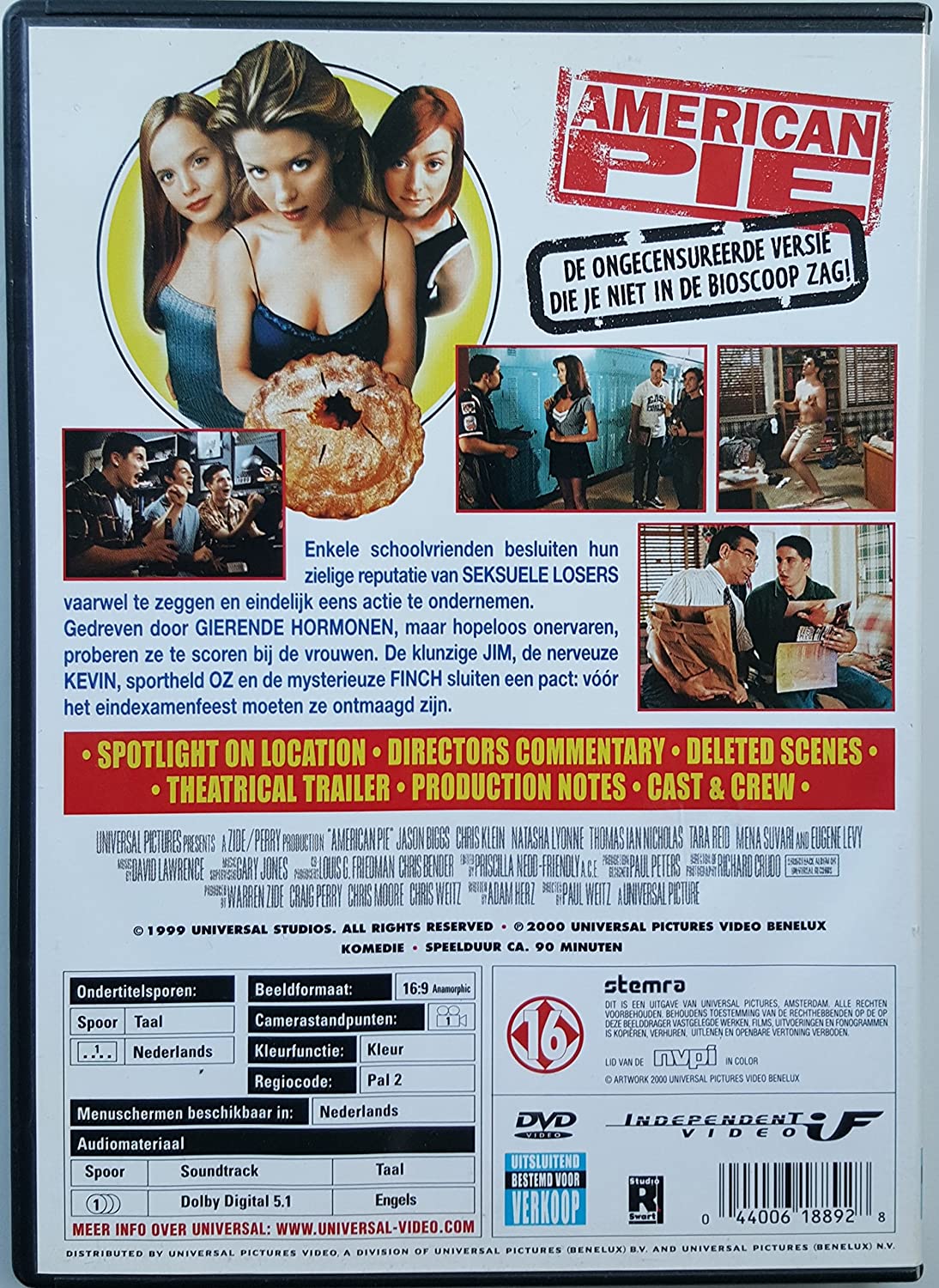 dvd - American Pie (1 DVD
