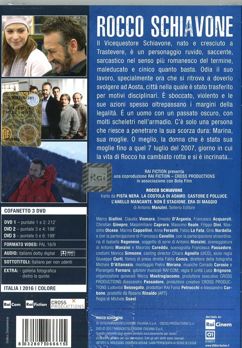 rocco schiavone 2 dvd box set DVD Italian Import