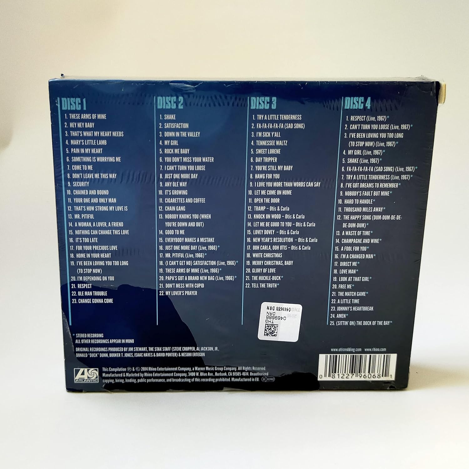 Otis Redding - The King Of Soul (4 CD)