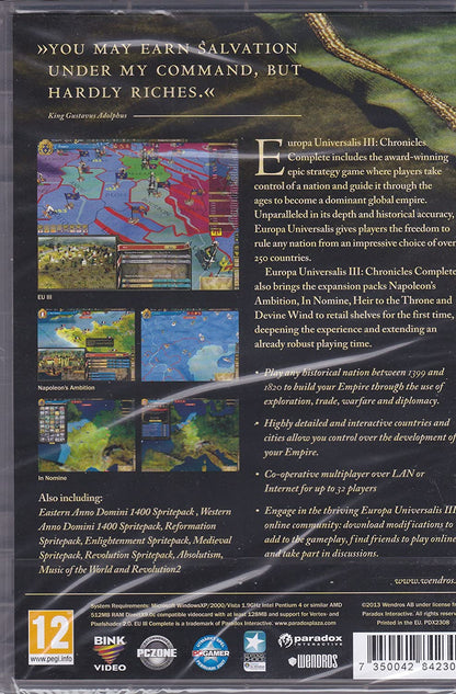 Europa Universalis Iii - Chronicles Complete