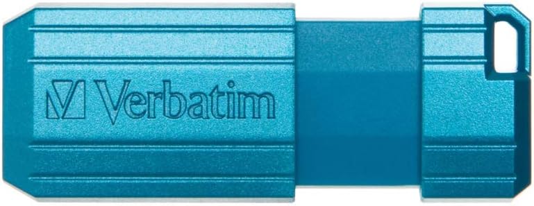 Verbatim 49068 16 GB Store 'n' Go Pinstripe 16 GB USB 2.0 Flash Drive - Caribbean Blue Caribbean Blue 16GB