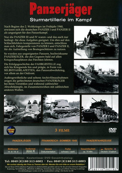HISTORY FILMS - PANZERJAGER - STURMARTILLERIE IM KAMPF