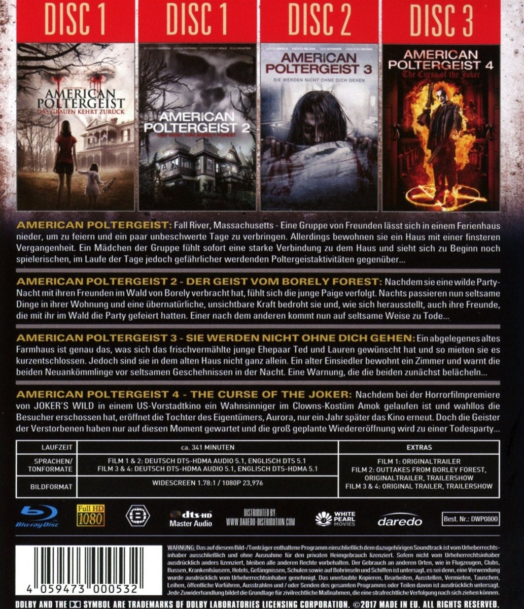 American Poltergeist 1-4 - Uncut