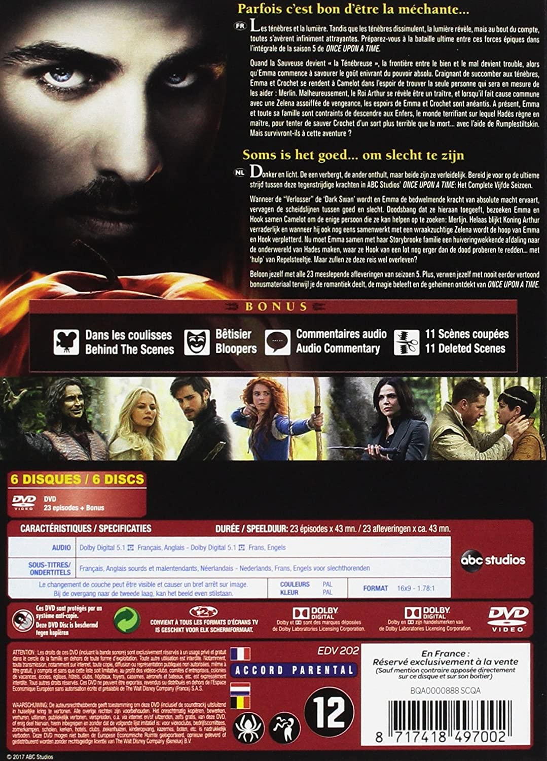 Coffret once upon a time - il était une fois, saison 5
