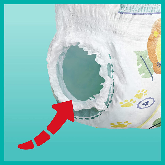 Pampers Maat 4 Luierbroekjes (9-15 kg), Baby-Dry, 160 Stuks, Tot 12 uur Bescherming rondom tegen Lekken