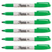 SHARPIE Permanent Markers | Fine Point | Green | 12 Count