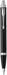 Parker 1931665 IM Penna a Sfera, Punta Media e Ricarica di Inchiostro Blu, Black Lacquer Chrome Trim