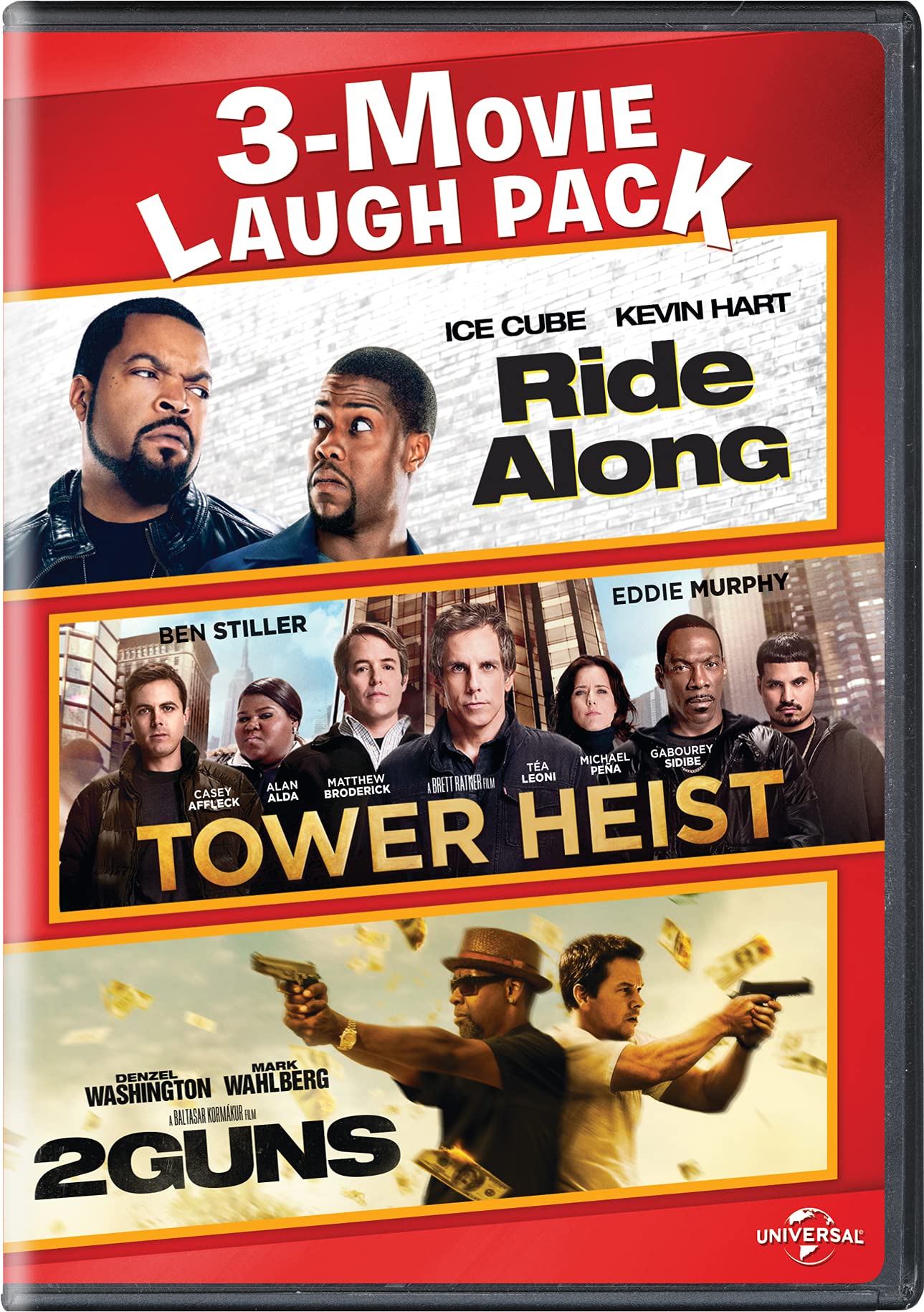 Ride Along/Tower Heist/2 Guns 3-Movie Laugh Pack