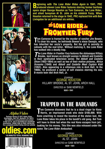 Lone Rider Double Feature: The Lone Rider in Frontier Fury (1941)/Trapped in the Badlands (1941)