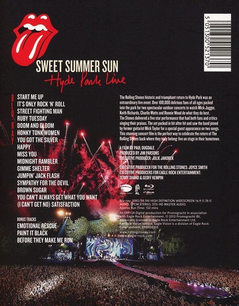 Sweet Summer Sun - Hyde Park Live