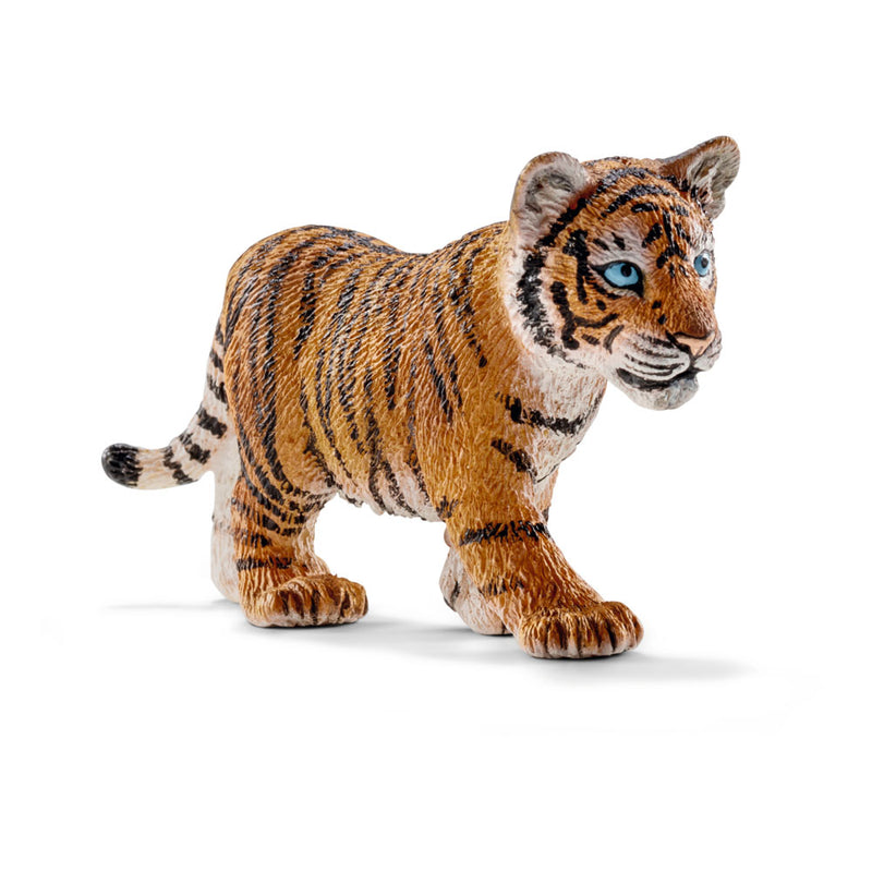 Schleich Figura de Cachorro de Tigre, Colección Wild Life, Multicolor, 7 cm (14730