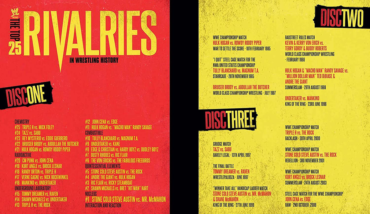 WWE: The Top 25 Rivalries in Wrestling History