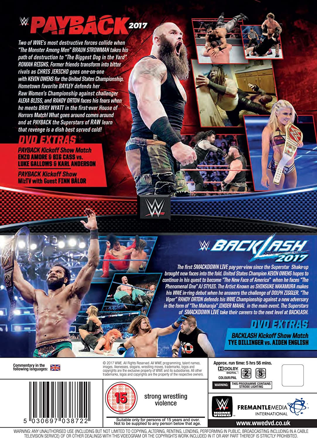 WWE: Payback 2017 + Backlash 2017