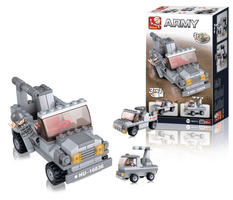 Sluban Army 9 into 1 Raketwerper 3-In-1