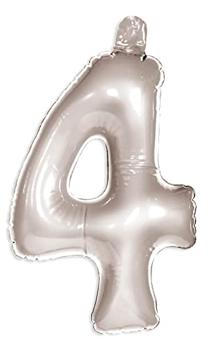 Folat 20229 Inflatable Number 4 Silver