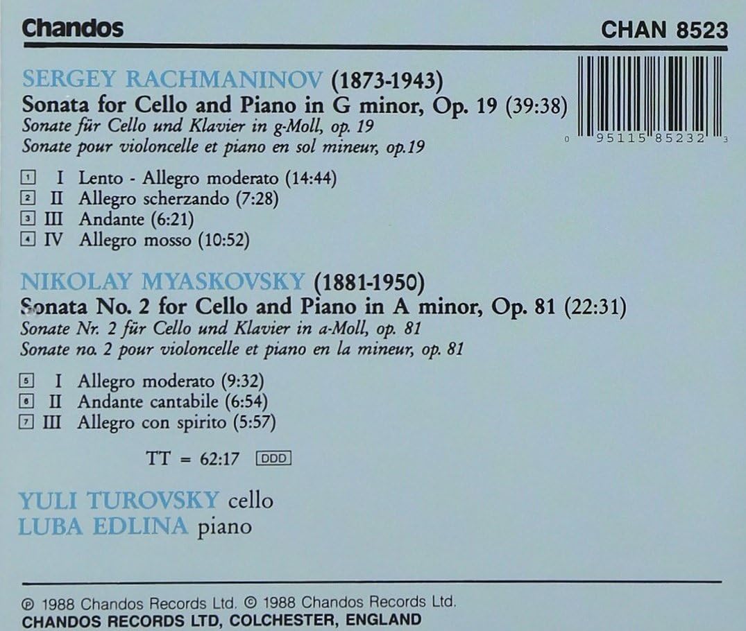 Cello Sonatas