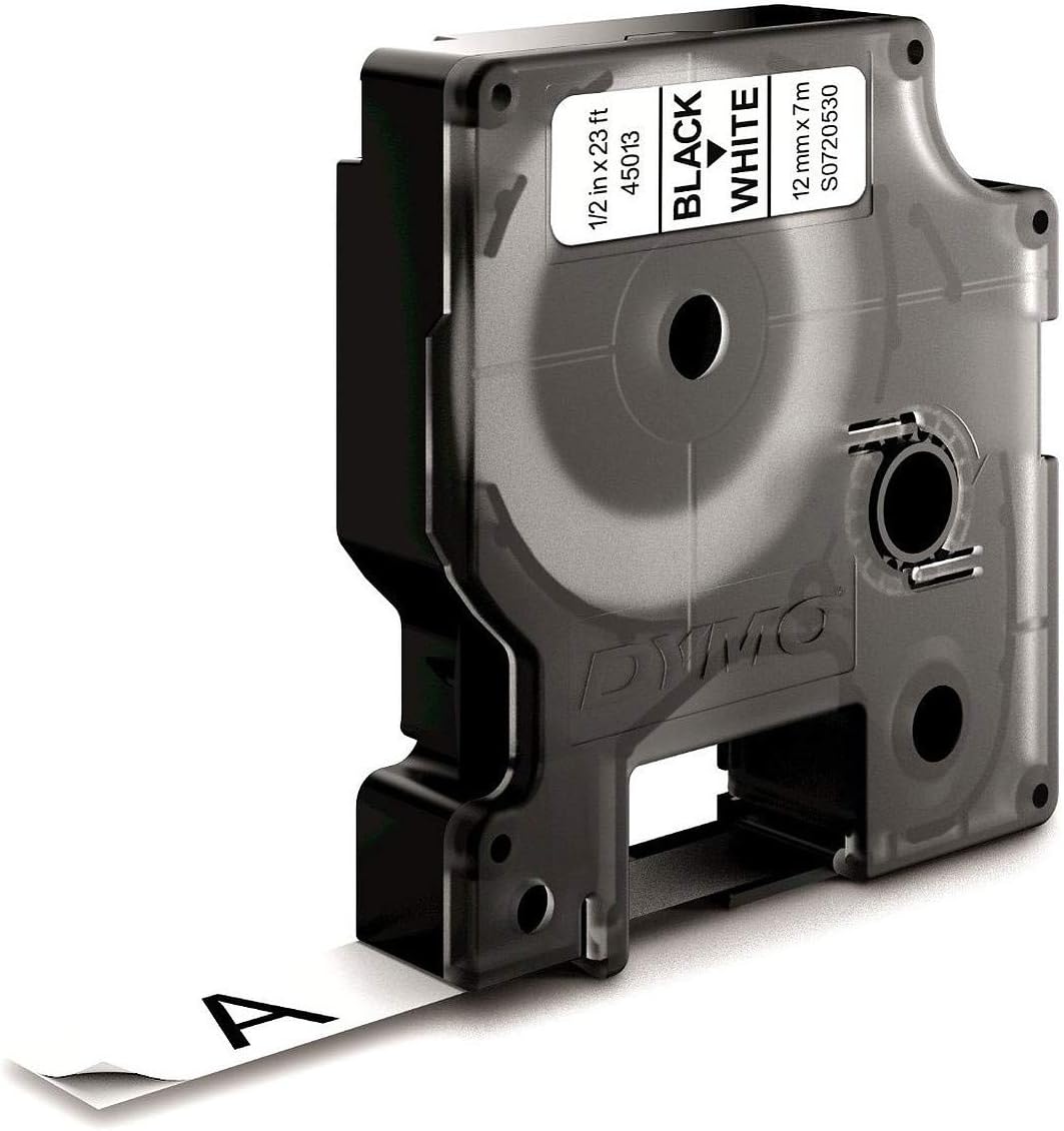 DYMO 4500 Tape Black/White 45013