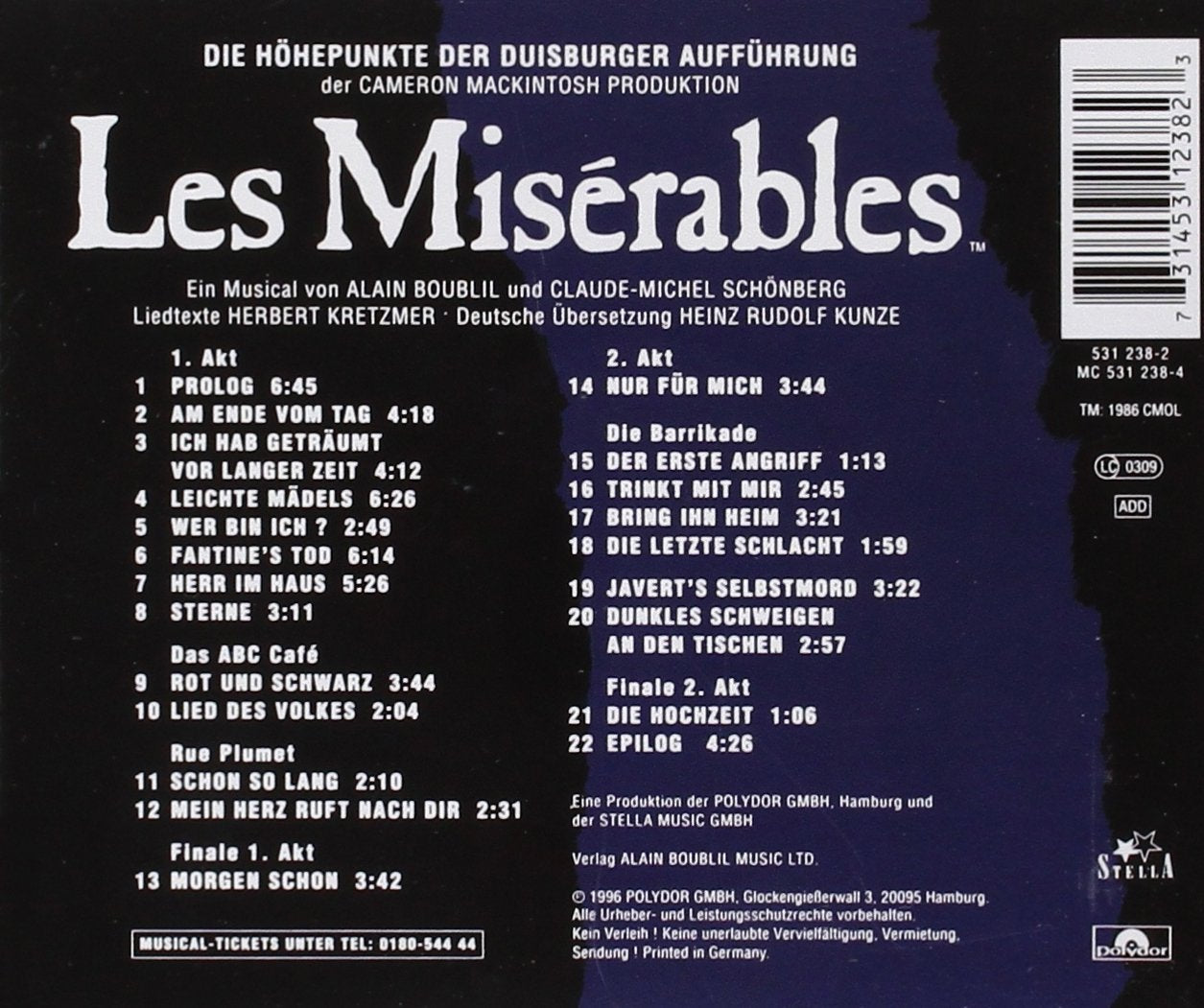 Les Miserables (Qs) - Die Höhepunkte der Duisburger Aufführung