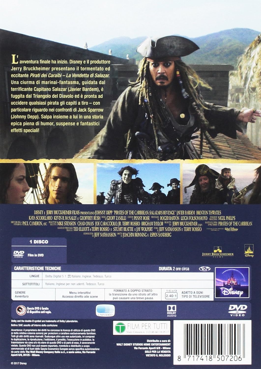 Pirati Dei Caraibi 5-la Vendetta di Salazar