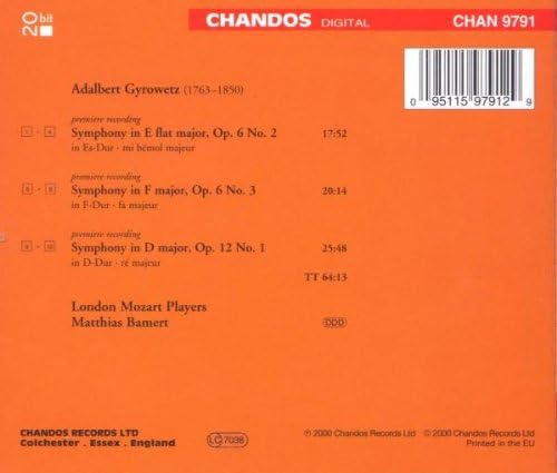 Symphonies (Bamert, London Mozart Players)