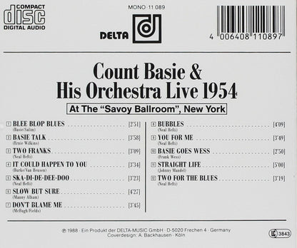 Live 1954 at the Savoy Ballroo