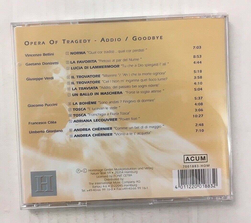 Opera Of Tragedy - Addio / Goodbye
