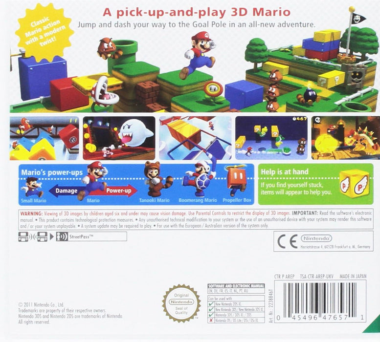 Nintendo Selects - Super Mario 3D Land (Nintendo 3DS)