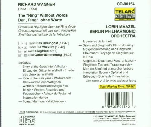 Der Ring Des Nibelungen - Without Words (Maazel, Berlin Po)