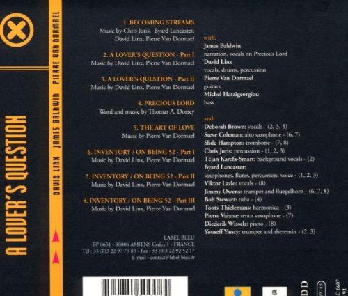 James Baldwin/David Linx/P.Dormael - A Lovers Question