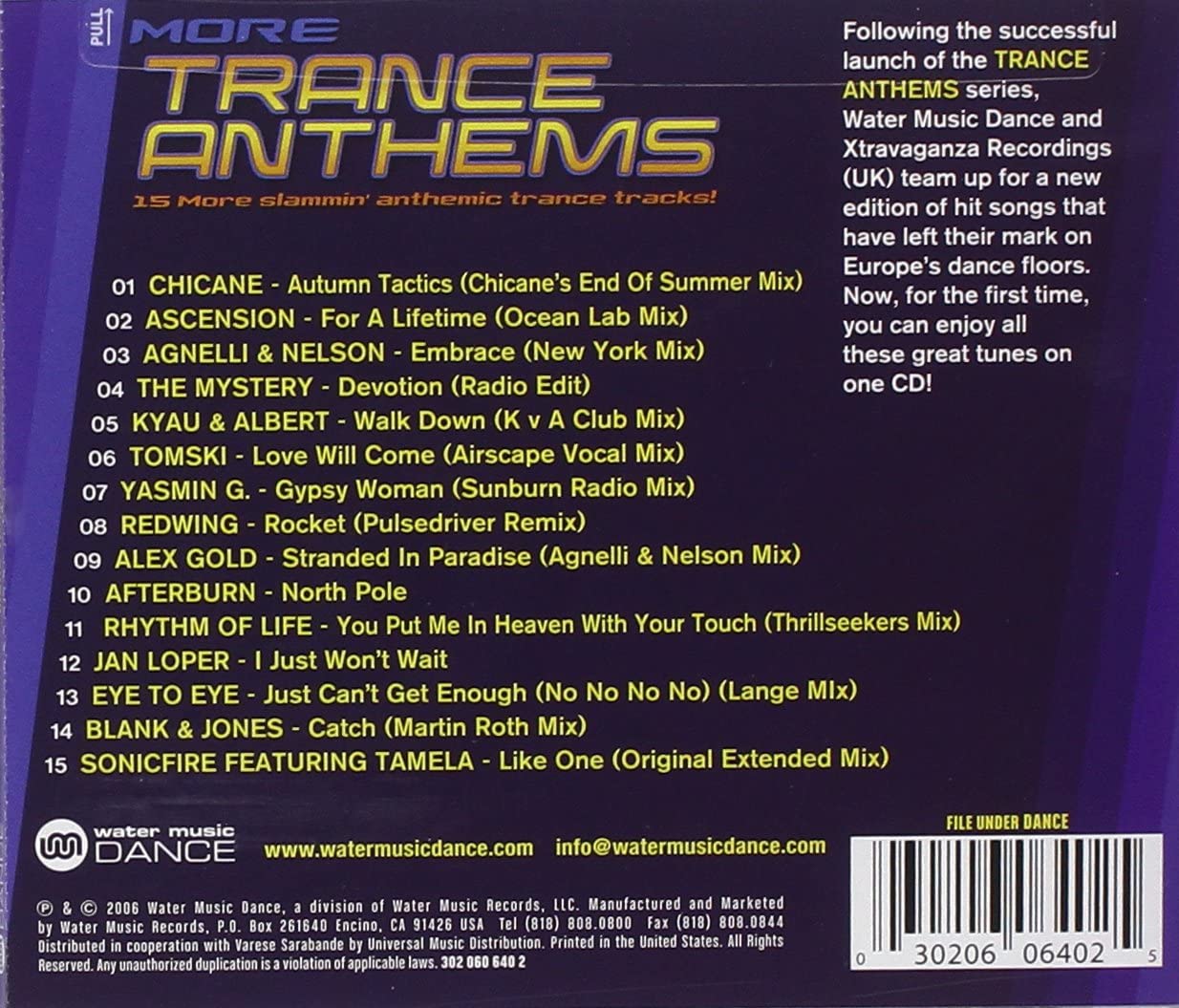 More Trance Anthems