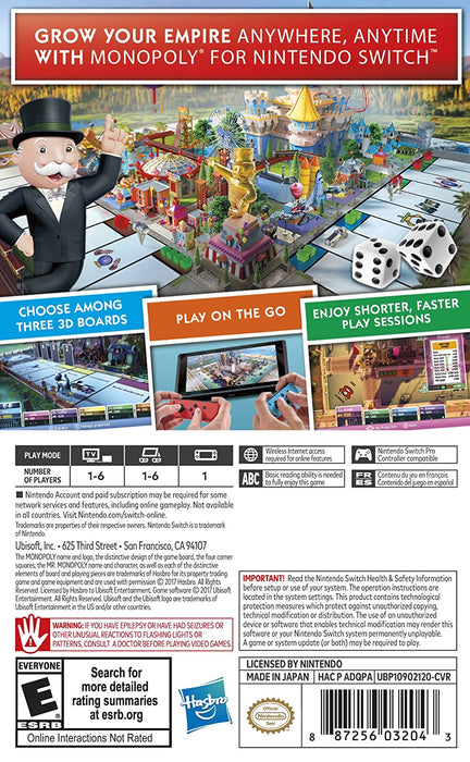 Monopoly for Nintendo Switch