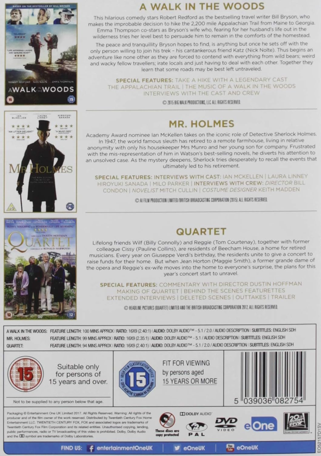 WALKINTHEWOODSA/QUARTET/MRHOLDVD