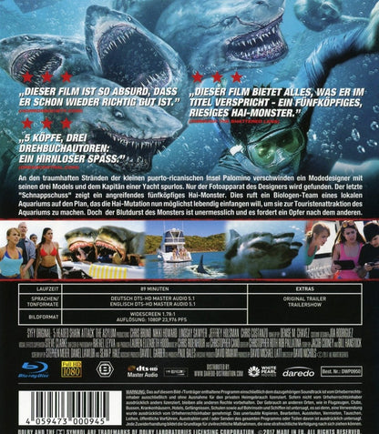 5-Headed Shark Attack - Uncut