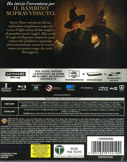 Harry Potter E La Pietra Filosofale (4k+Br)