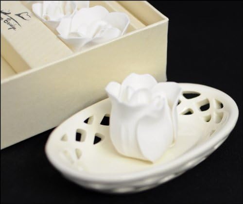 Box Saucer Ceramic Rose Scented