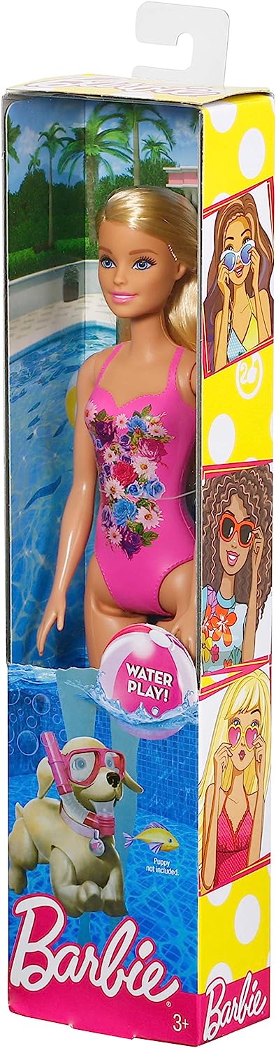 Mattel Barbie DWK00 Beach Puppe (rosa)