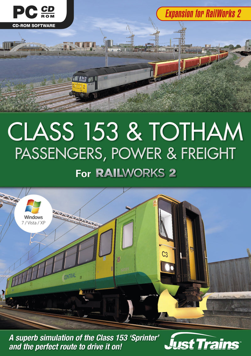 Class 153 and Totham - Passengers Power and Freight - Add on for Railworks2 (PC CD-ROM